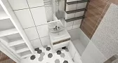 Дизайн санузла с плиткой