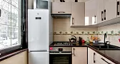 Маленькая кухня после ремонта в квартире