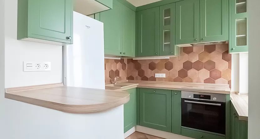 Ремонт кухни в 3х комнатной квартире