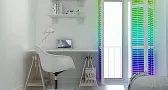 Радужные жалюзи - яркий акцент