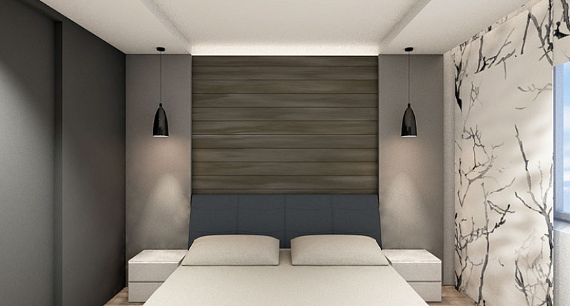 Проект дизайна спальни в квартире