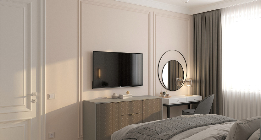 Дизайн спальной комнаты в стиле модерн